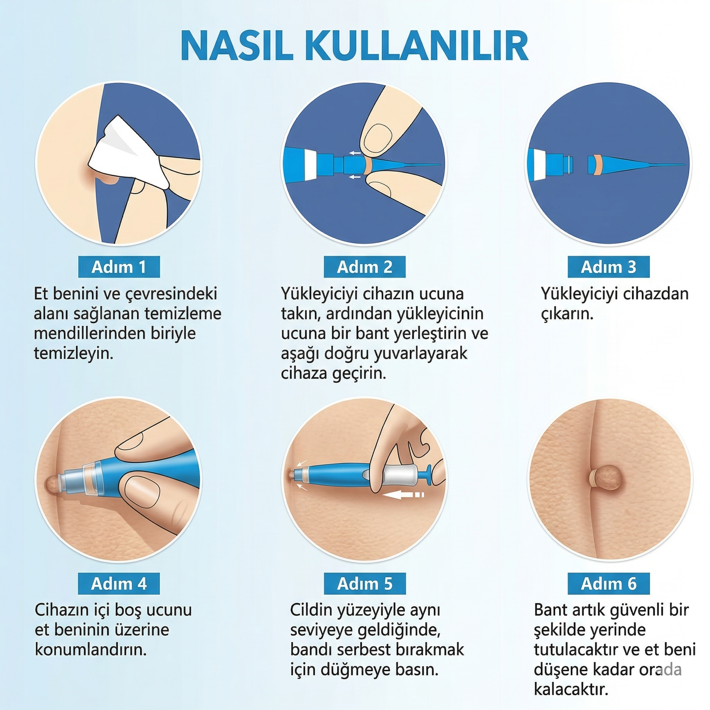 DermoTag™ Profesyonel Et Beni Giderici Kit